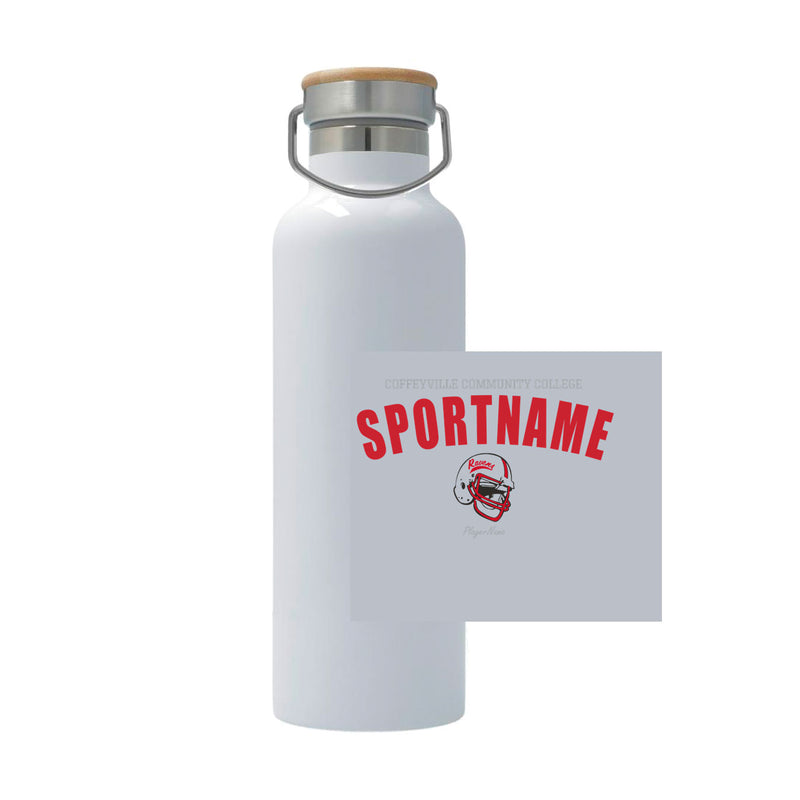 25oz Stainless Steel Thermos - white