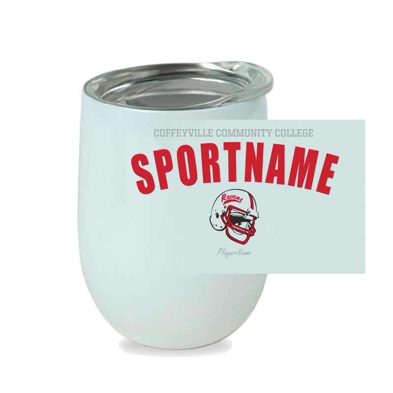Stemless Wine Cup - white