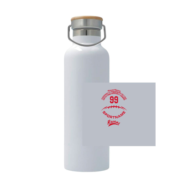 25oz Stainless Steel Thermos - white