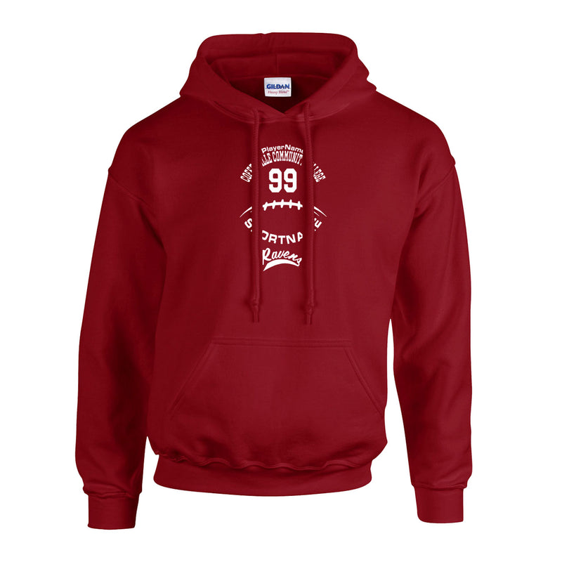 Fleece Hoodie - Cardinal Red