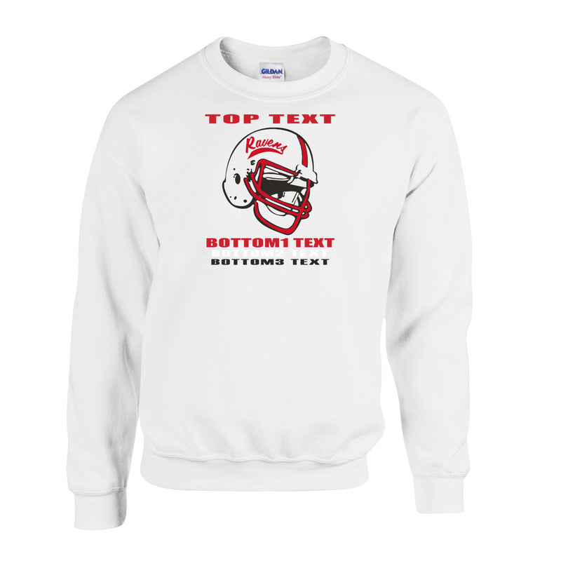 Fleece Crewneck - White