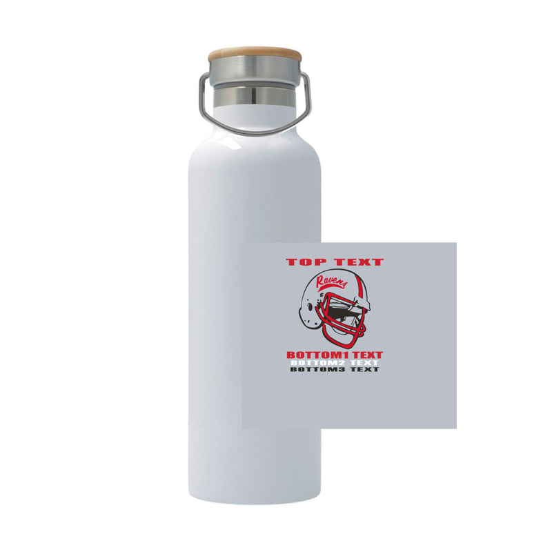25oz Stainless Steel Thermos - white