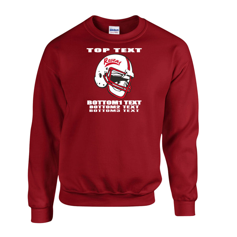 Fleece Crewneck - Cardinal Red