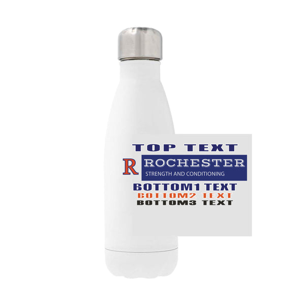12oz Stainless Steel Water Bottle - White