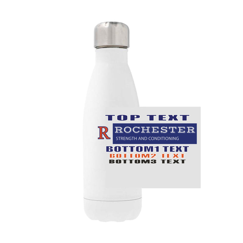 12oz Stainless Steel Water Bottle - White