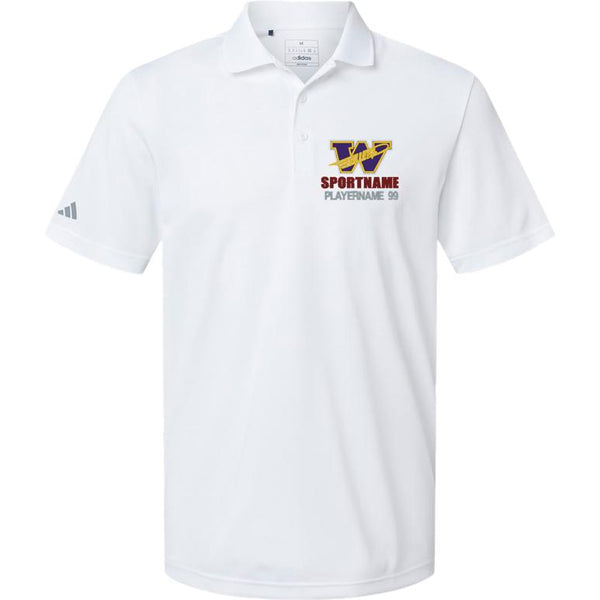 Adidas Sport Polo Men's - White - Sport Name