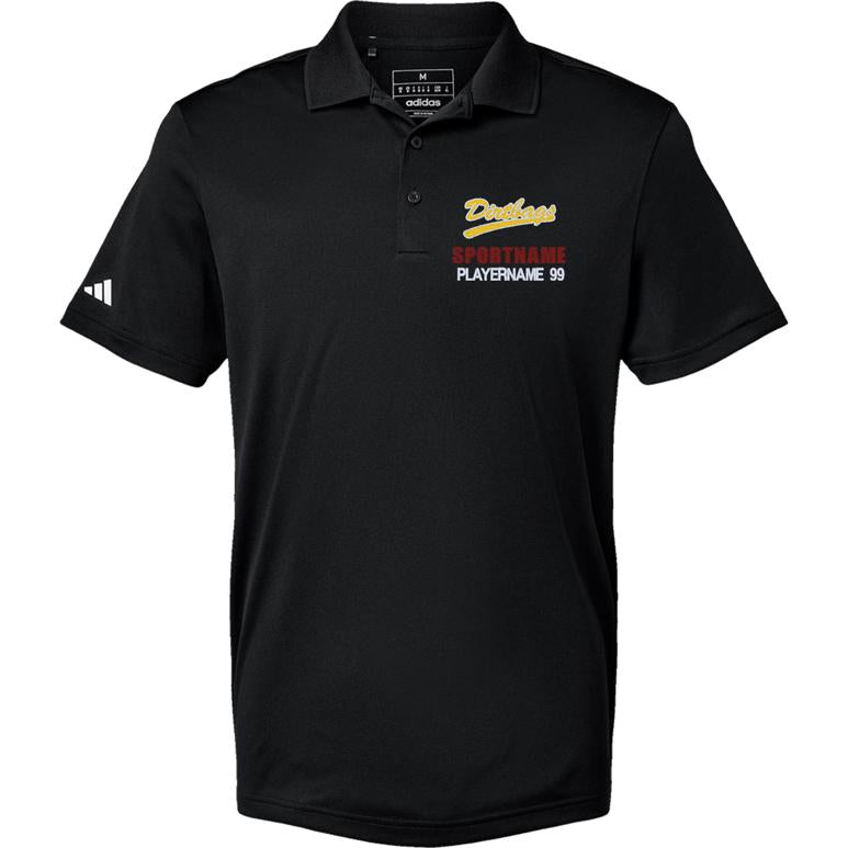 Adidas Sport Polo Men's - Black - Sport Name