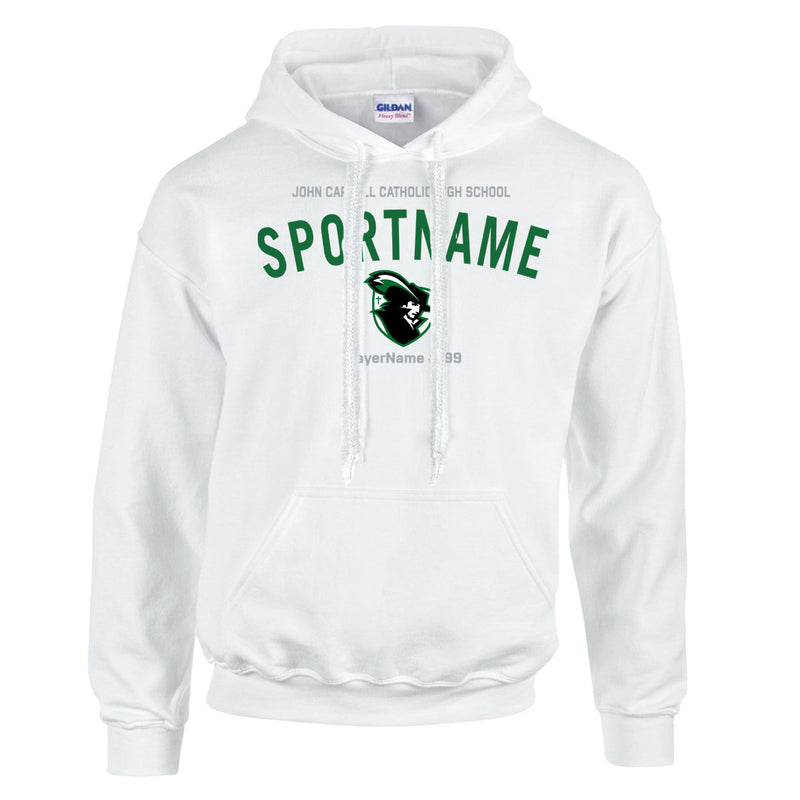Fleece Hoodie - White - Sport Arch