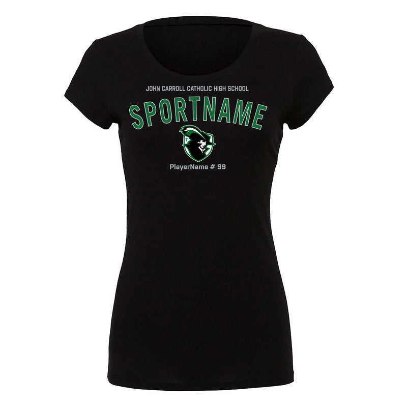Women's Premium T_Shirt - Black - Sport Arch