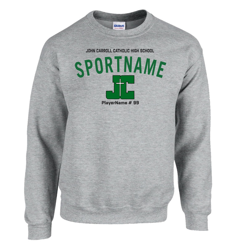 Fleece Crewneck - Sport Grey - Sport Arch